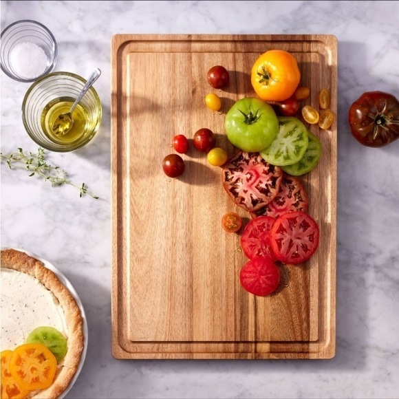 14-Inch x 20-Inch Acacia Wood Carving Board with Juice Groove from Figmint™ - Picture 1 of 4